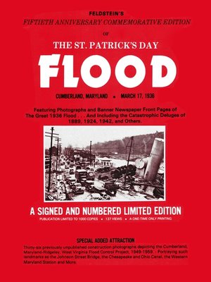 cover image of Feldstein's Fiftieth Anniversary Commemorative Edition Of The Saint Patrick's Day Flood Cumberland, Maryland - March 17,1936